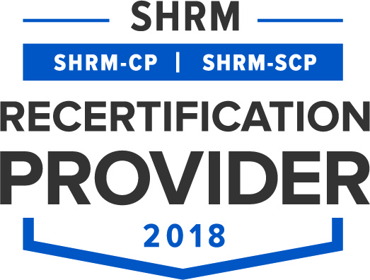 SHRM Recertification Provider 2018 badge